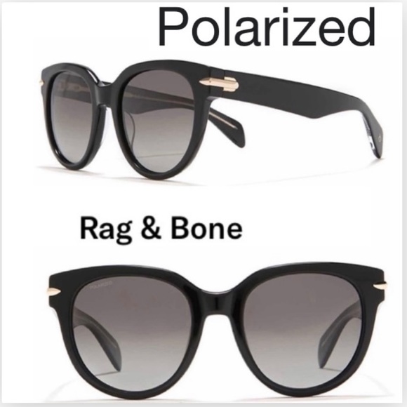 ✅🌟Rag & Bone Black Polarized - Picture 1 of 15